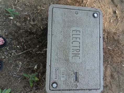 how to find a buried electrical box|underground concrete electrical pull box.